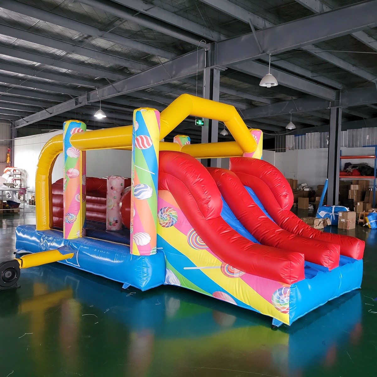 Kids Outdoor Play - Commercial PVC Tarpaulin Kids Inflatable Castle