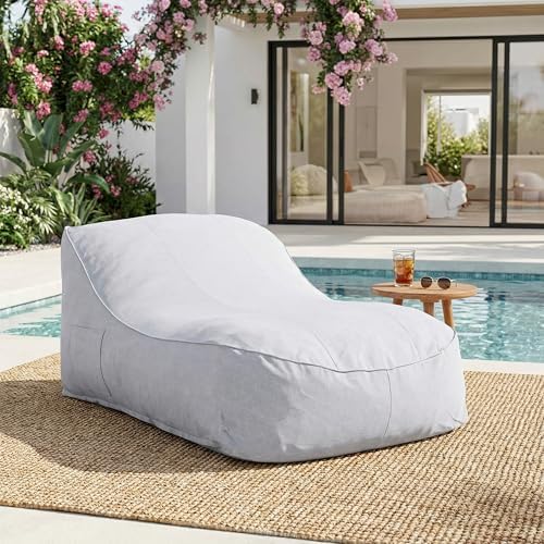 Kids Outdoor Bean Bag Chair - Hilar Outdoor Bean Bag Chair, Fabric