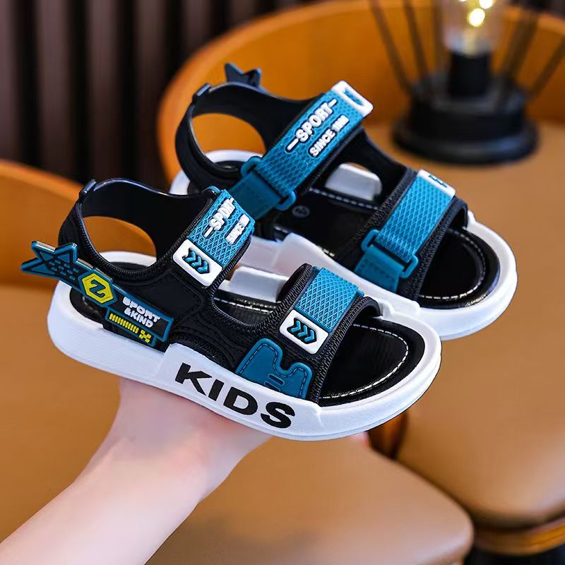 Kids Indoor Outdoor Slippers - Boys' Cartoon Sandals & Slippers for