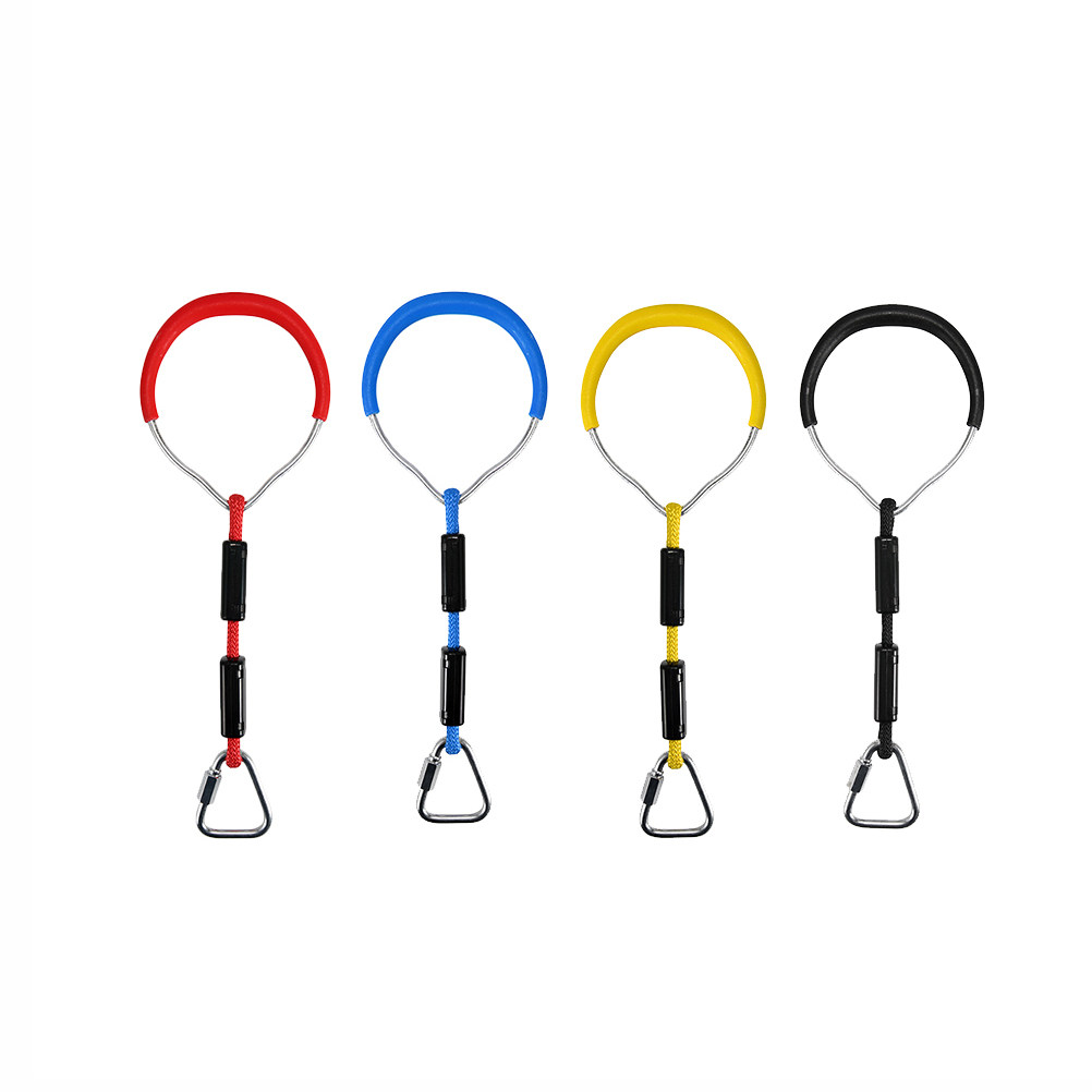 Kids Outdoor Play - 2Pcs Colorful Gymnastic Rings for Kids