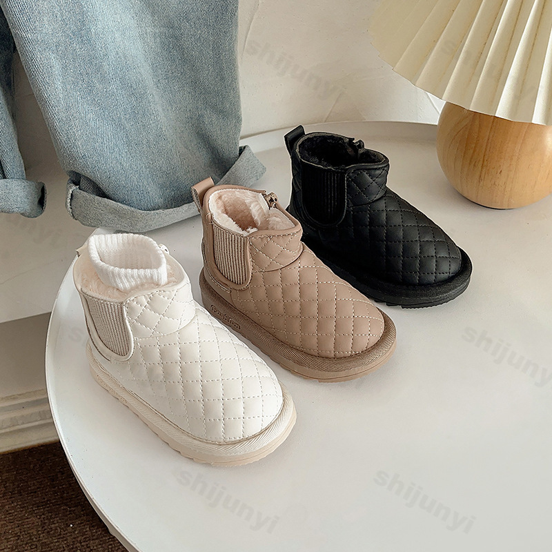 Kids Outdoor Boots - Girls Boys Snow Boots 2025 Autumn