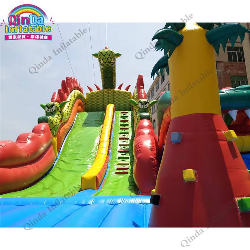 Kids Outdoor Jumping Castle - 17*11m Large Inflatable Castle Bouncy Castle