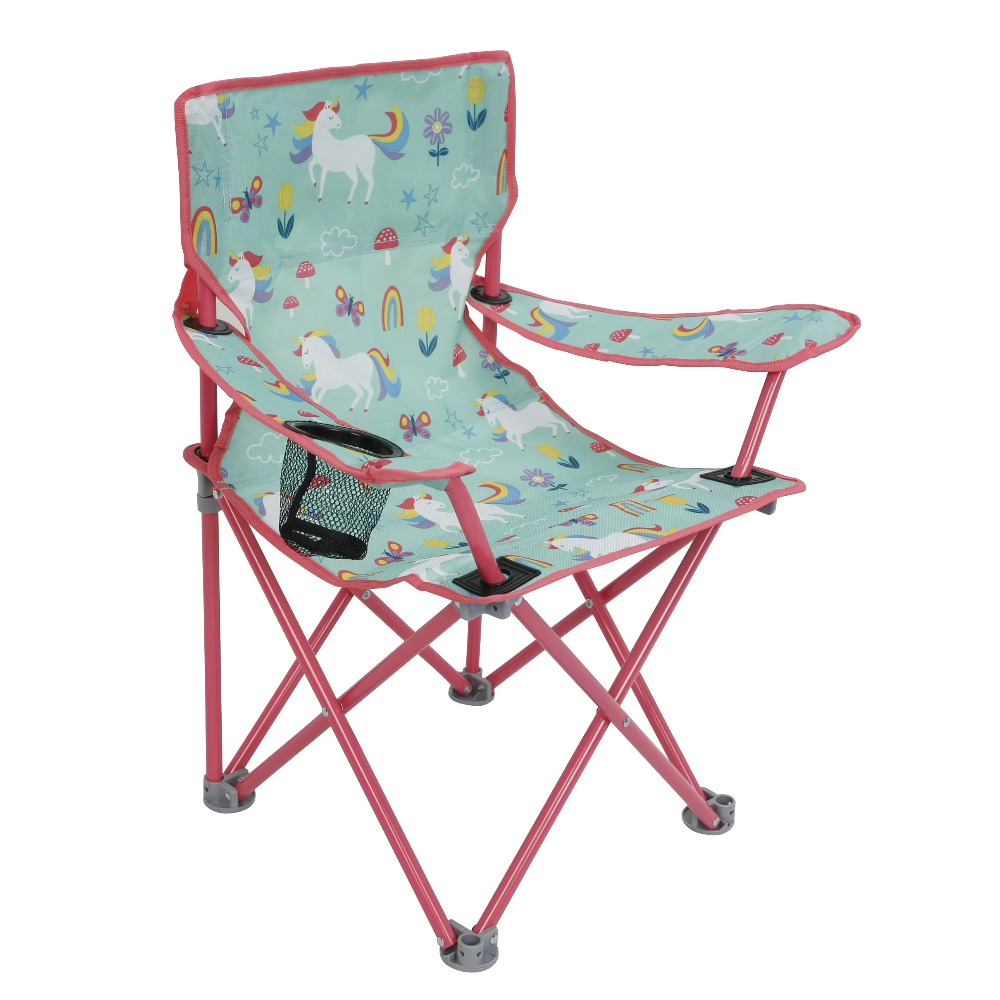 Kids Outdoor Bean Bag Chair - Kids Folding Camping Chair with Safety