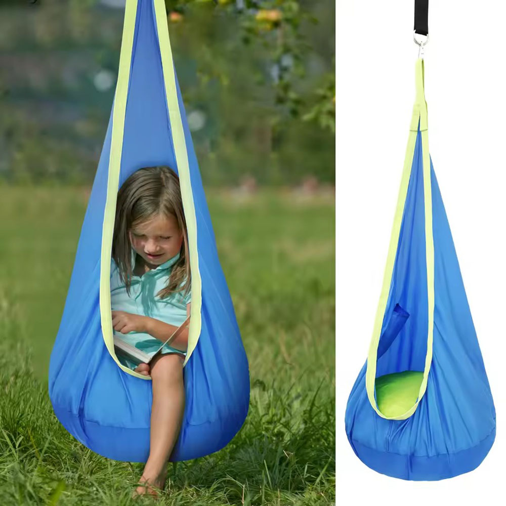 Kids Pod Swing Seat Nylon Hang - Kids Outdoor Chair Plastic recension och pris