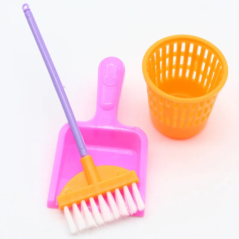 9PCS Miniature Doll House Clea - Kids Outdoor Broom recension och pris