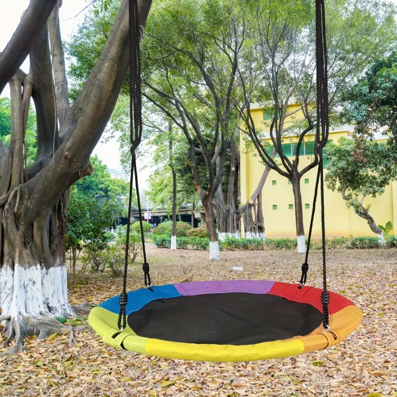 Circular Oxford Net Canvas Kid - Kids Outdoor Hammock Swing recension och pris