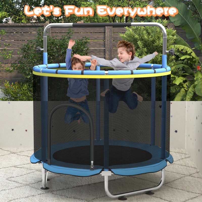5FT Toddler Trampoline 8-in-1  - Kids Outdoor Hammock Swing recension och pris