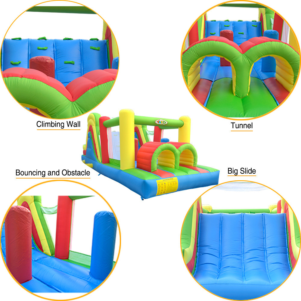 Colorful Inflatable Bounce Hou - Kids Outdoor Jumping Castle recension och pris
