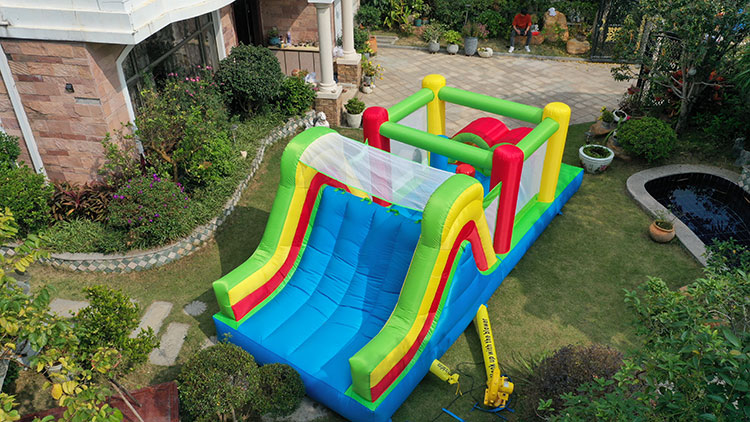 Colorful Inflatable Bounce Hou - Kids Outdoor Jumping Castle recension och pris