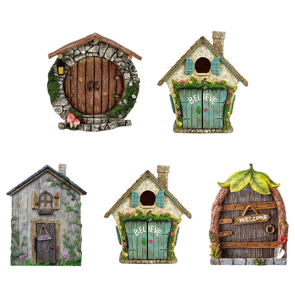 Engraved Design Wooden Miniatu - Kids Outdoor Fairy Garden recension och pris