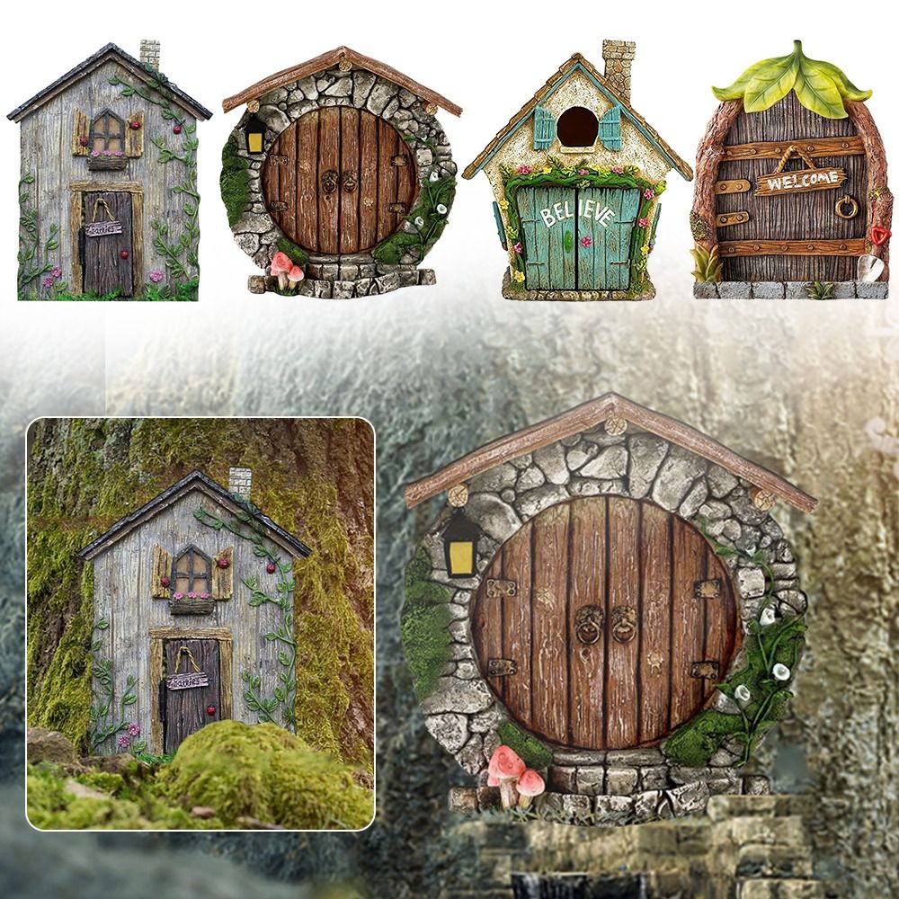Engraved Design Wooden Miniatu - Kids Outdoor Fairy Garden recension och pris
