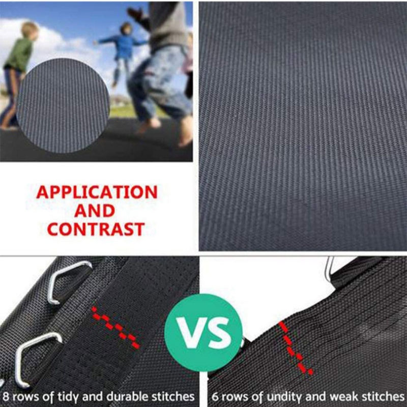 6FT 8FT 10FT 12FT Trampoline M - Kids Outdoor Zipline recension och pris