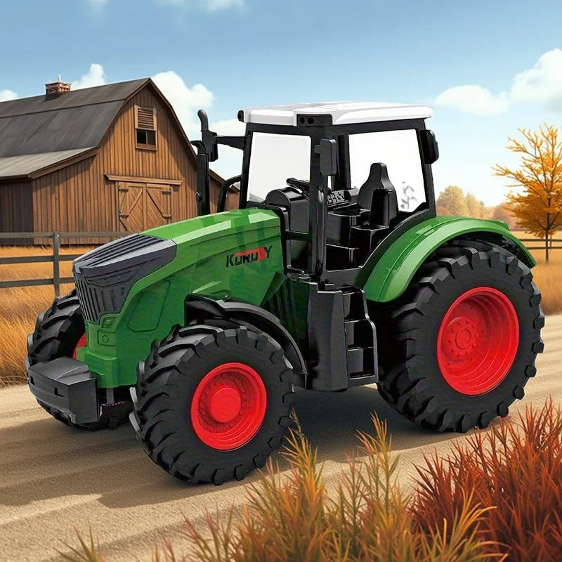 1:24 Inertial Farm Tractor wit - Kids Outdoor Play recension och pris