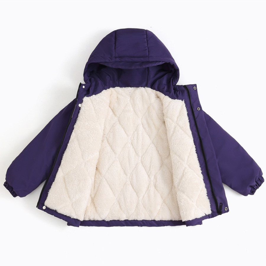 Kids Hooded Fleece Lined Winte - Kids Outdoor Zipline recension och pris