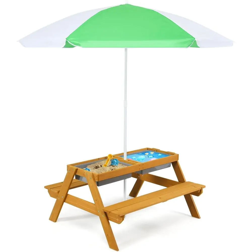 3-in-1 Height-Adjustable Umbre - Kids Outdoor Umbrella recension och pris