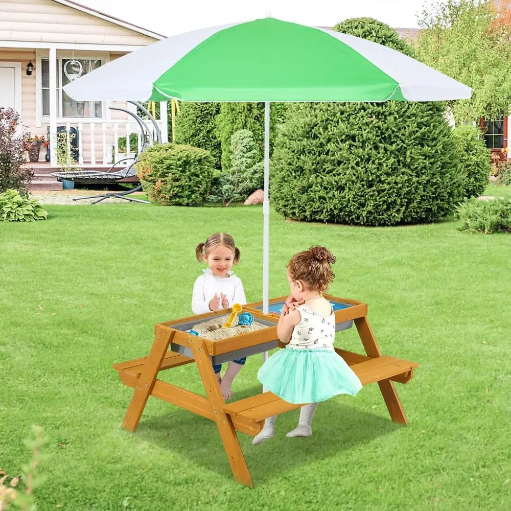 3-in-1 Height-Adjustable Umbre - Kids Outdoor Umbrella recension och pris