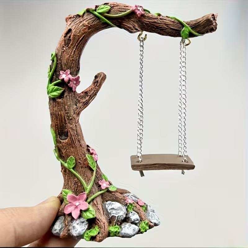 Miniature Fairy Garden Swing S - Kids Outdoor Fairy Garden recension och pris