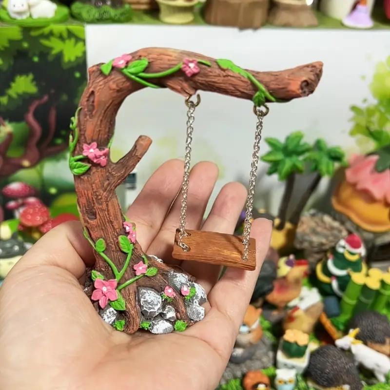 Miniature Fairy Garden Swing S - Kids Outdoor Fairy Garden recension och pris