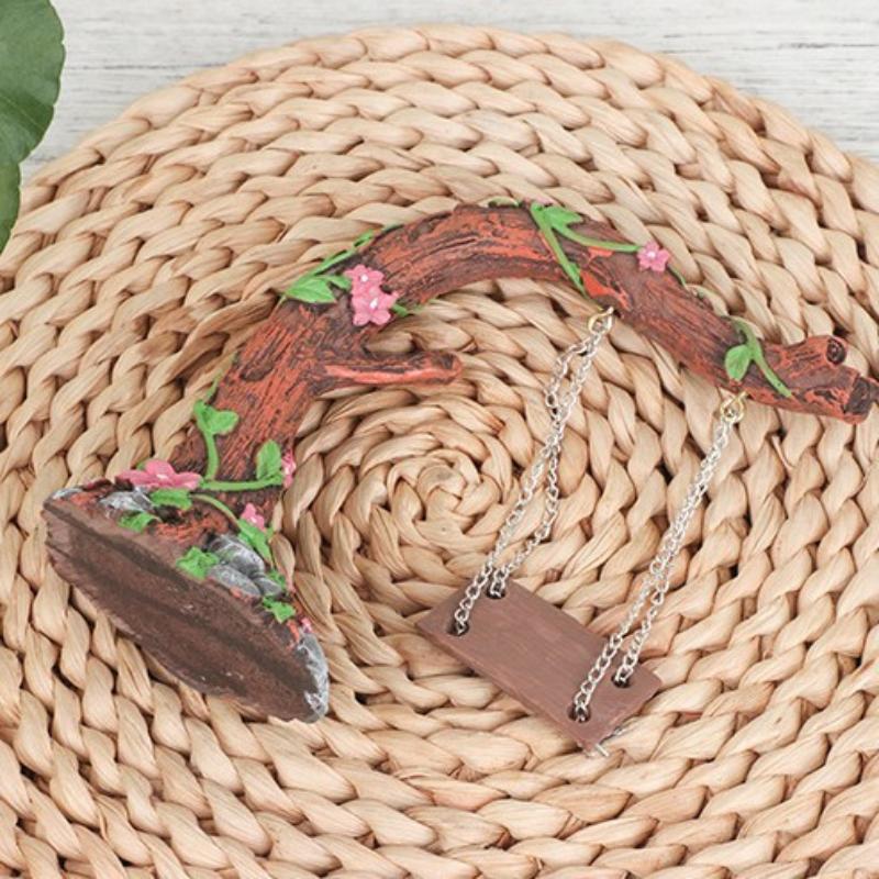 Miniature Fairy Garden Swing S - Kids Outdoor Fairy Garden recension och pris