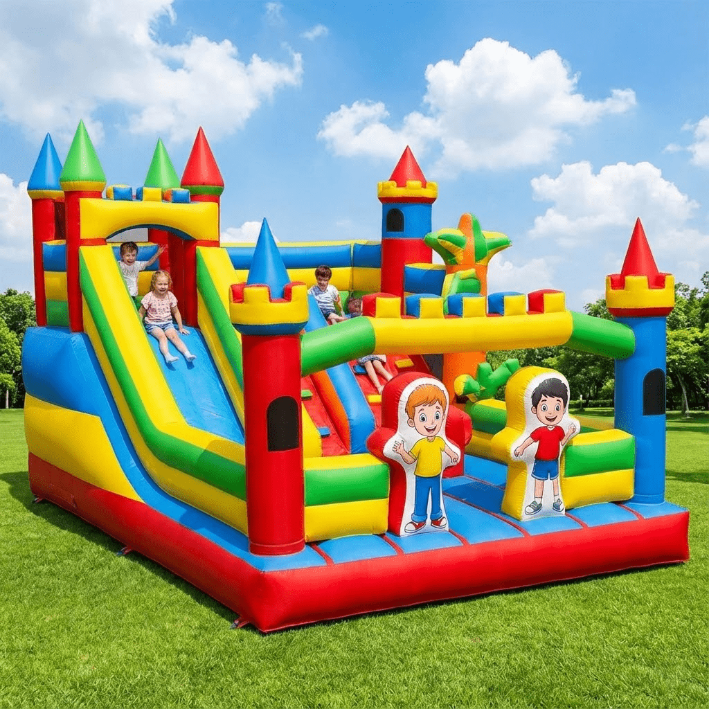 Customized Heavy Duty Commerci - Kids Outdoor Jumping Castle recension och pris