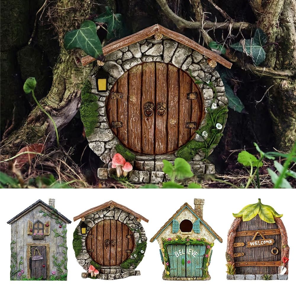 Engraved Design Wooden Miniatu - Kids Outdoor Fairy Garden recension och pris