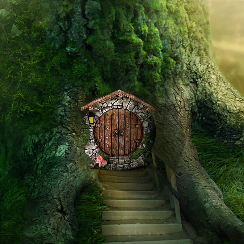 Engraved Design Wooden Miniatu - Kids Outdoor Fairy Garden recension och pris