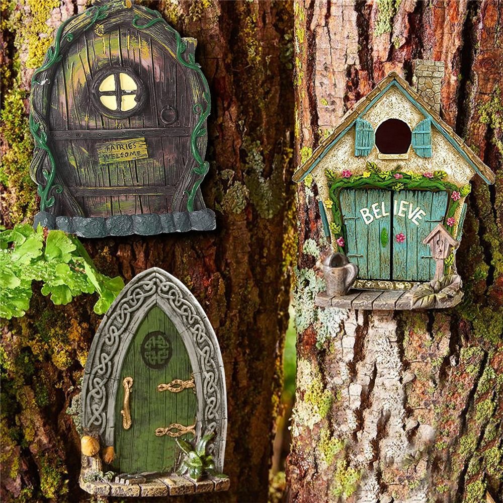 Engraved Design Wooden Miniatu - Kids Outdoor Fairy Garden recension och pris