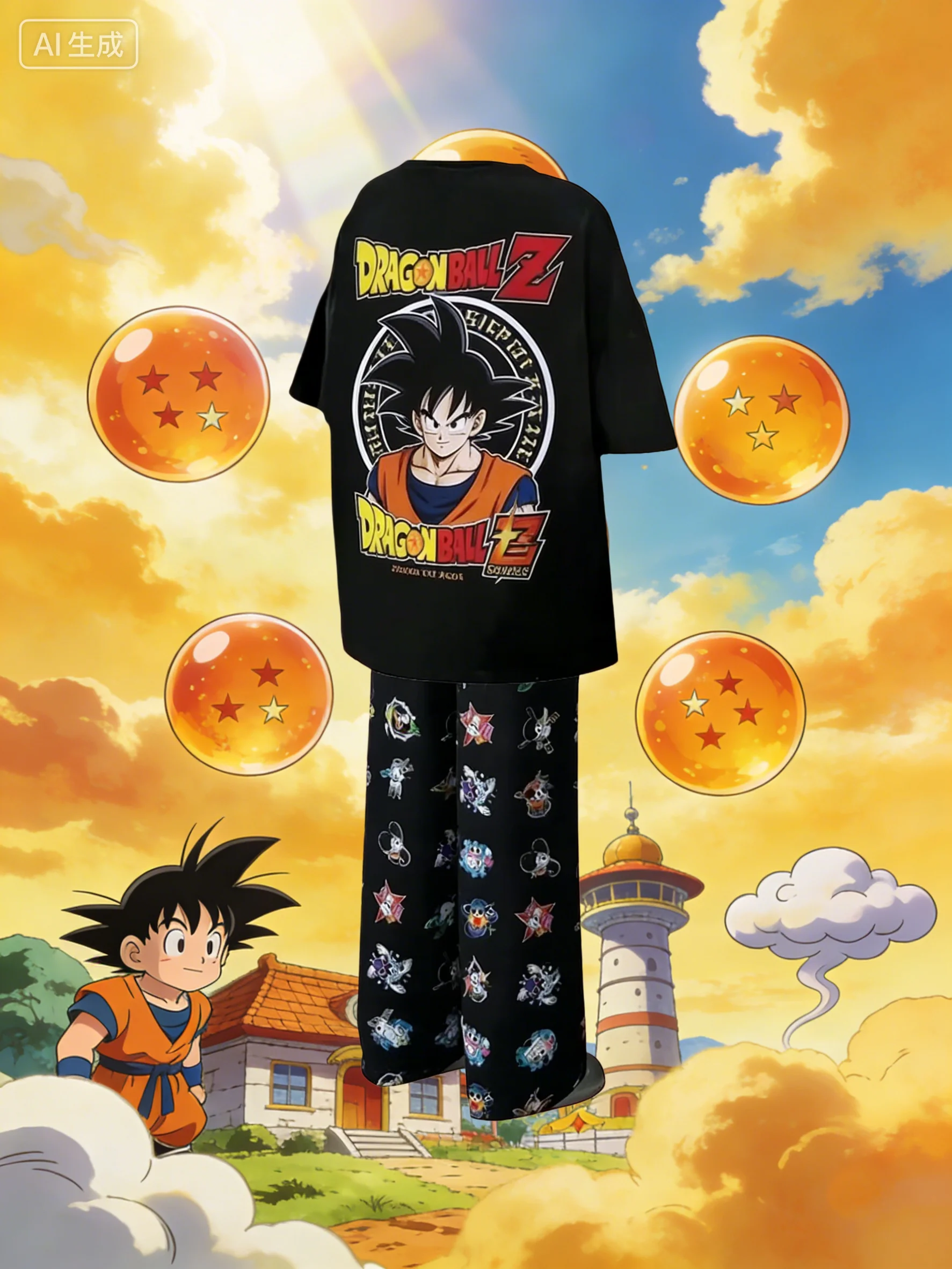 Dragon Ball Z Goku Graphic Paj - Tee Ball Set recension och pris