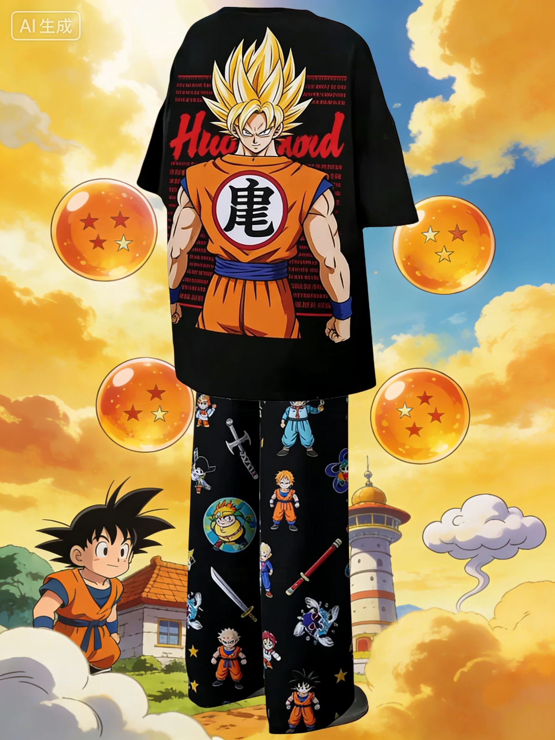 Dragon Ball Z Goku Graphic Paj - Tee Ball Set recension och pris