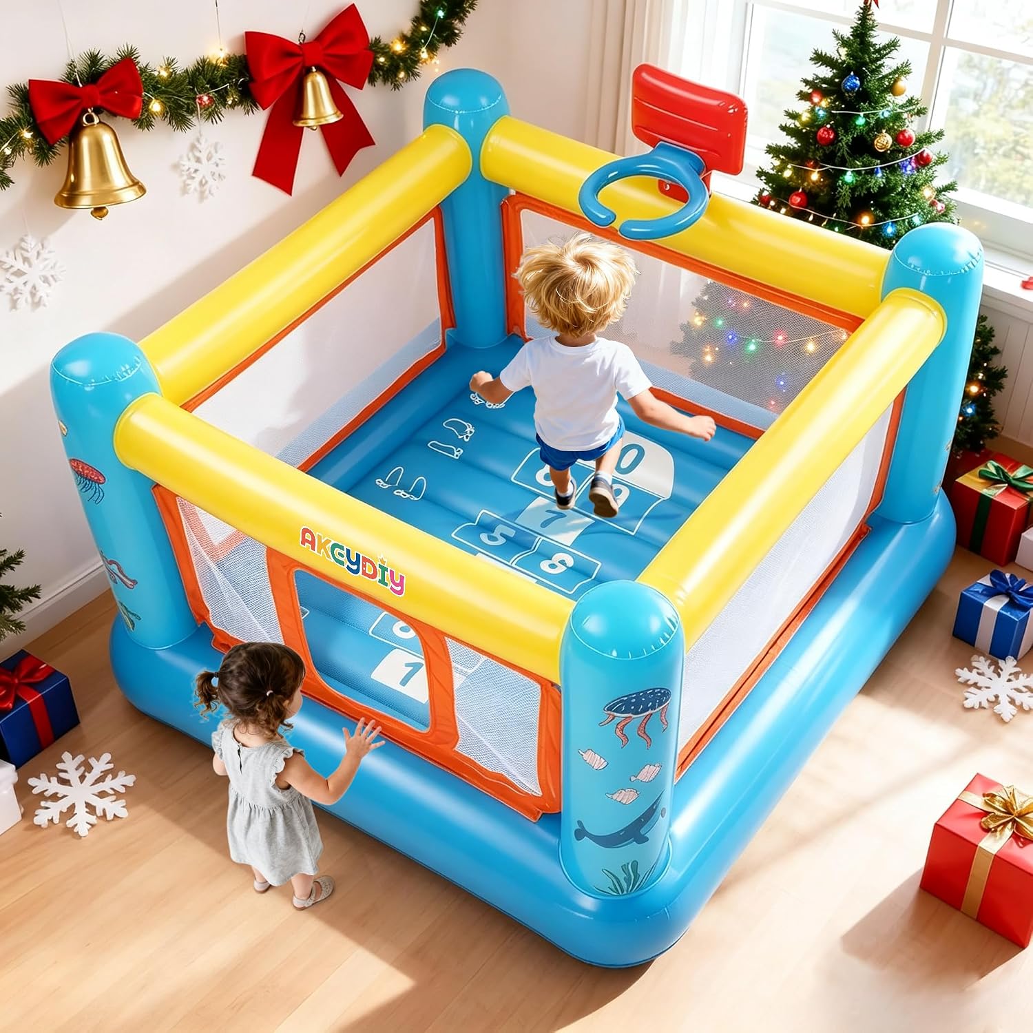 Bounce House, PVC Inflatable B - Kids Outdoor Jumping Castle recension och pris