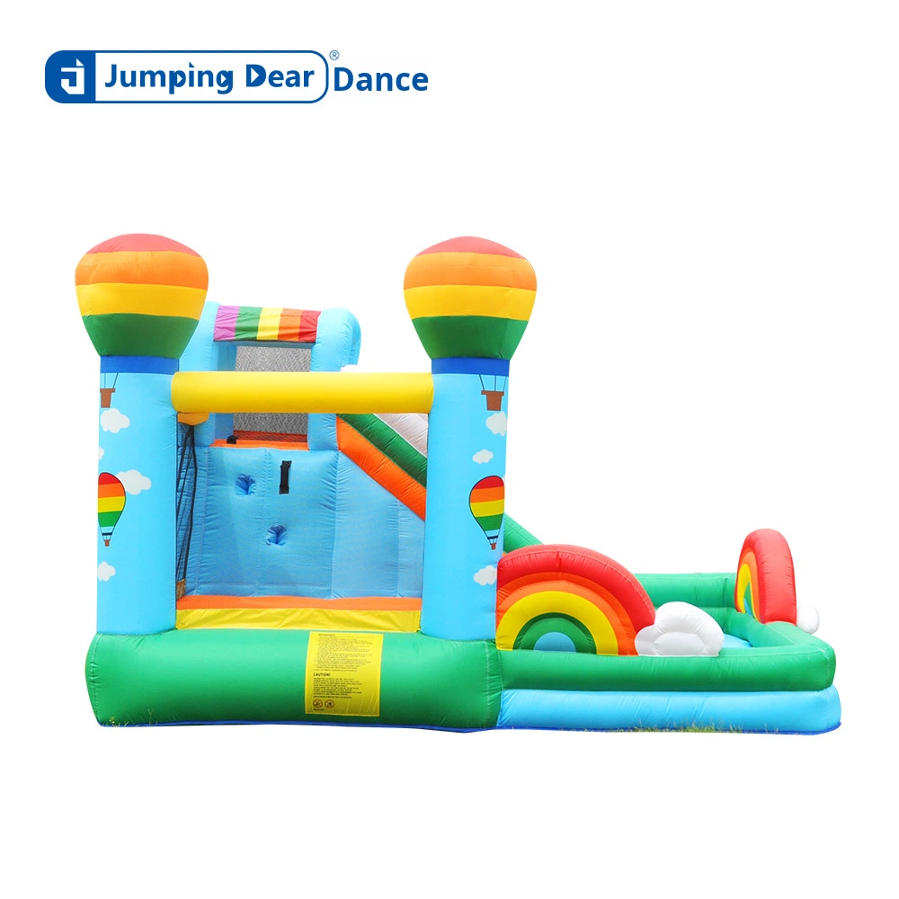Kids Inflatable Castle with Sl - Kids Outdoor Jumping Castle recension och pris