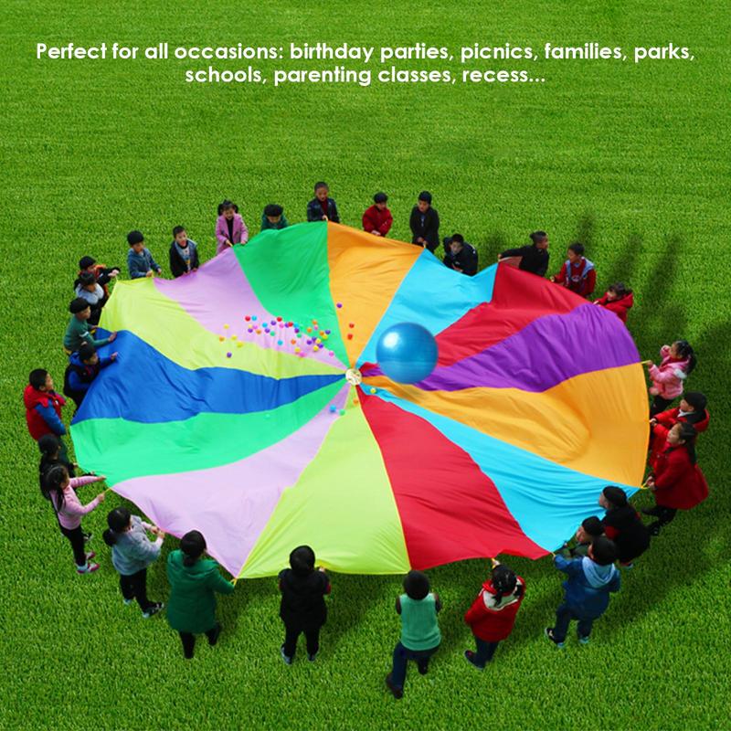 Rainbow Parachute For Kids Spo - Kids Outdoor Umbrella recension och pris