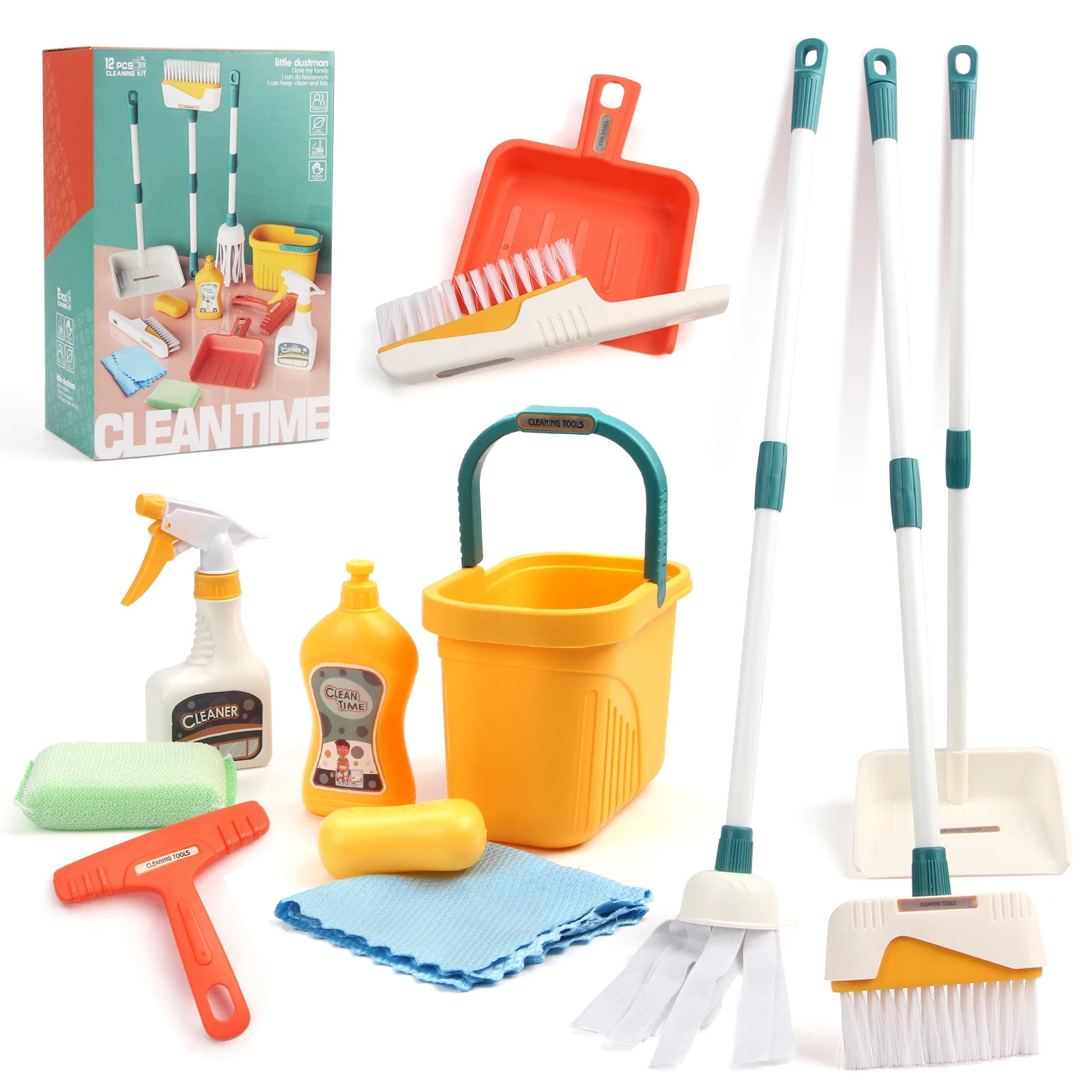 12pcs/set Kids Cleaning Set Ho - Kids Outdoor Broom recension och pris