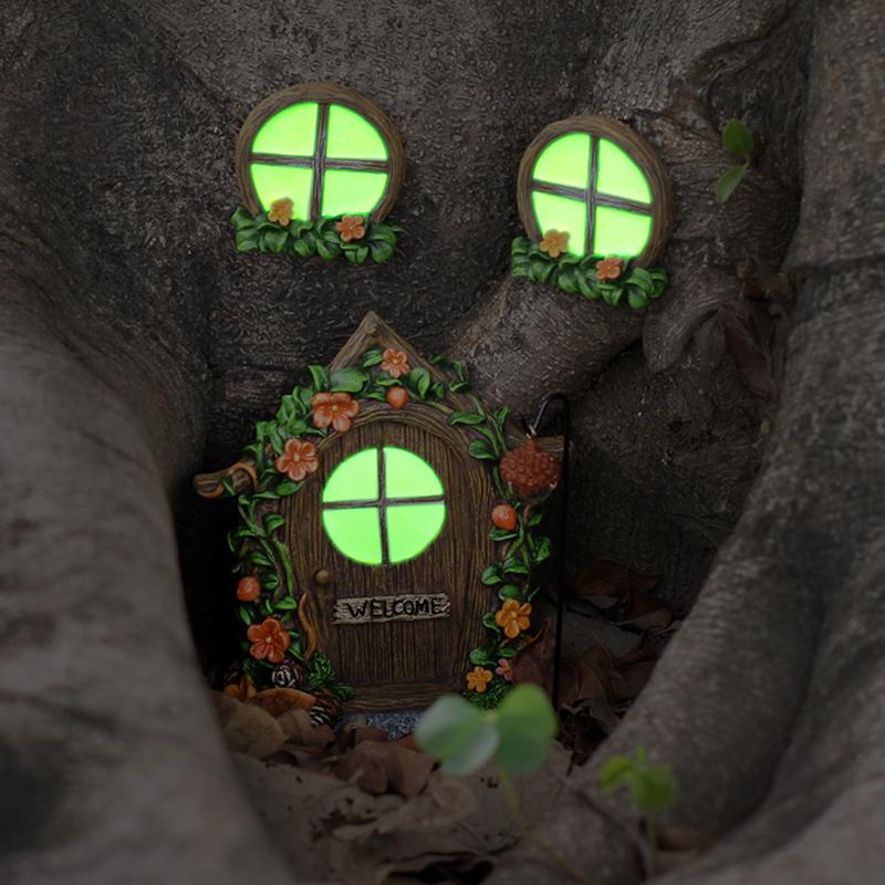 Fairy Door Windows for Trees   - Kids Outdoor Fairy Garden recension och pris