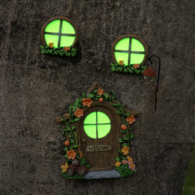 Fairy Door Windows for Trees   - Kids Outdoor Fairy Garden recension och pris