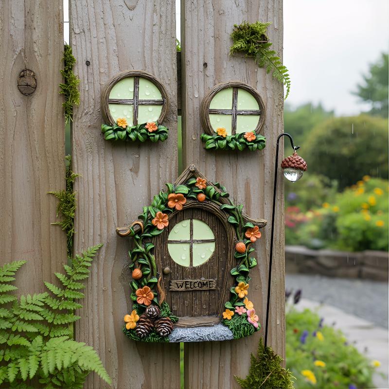 Fairy Door Windows for Trees   - Kids Outdoor Fairy Garden recension och pris