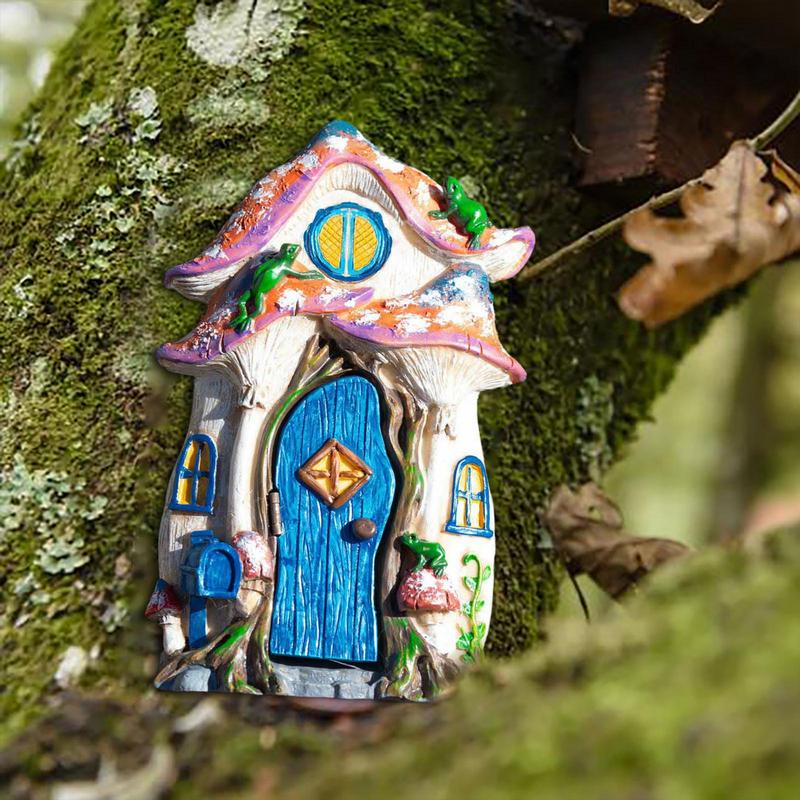Fairy Garden House Wooden Tree - Kids Outdoor Fairy Garden recension och pris