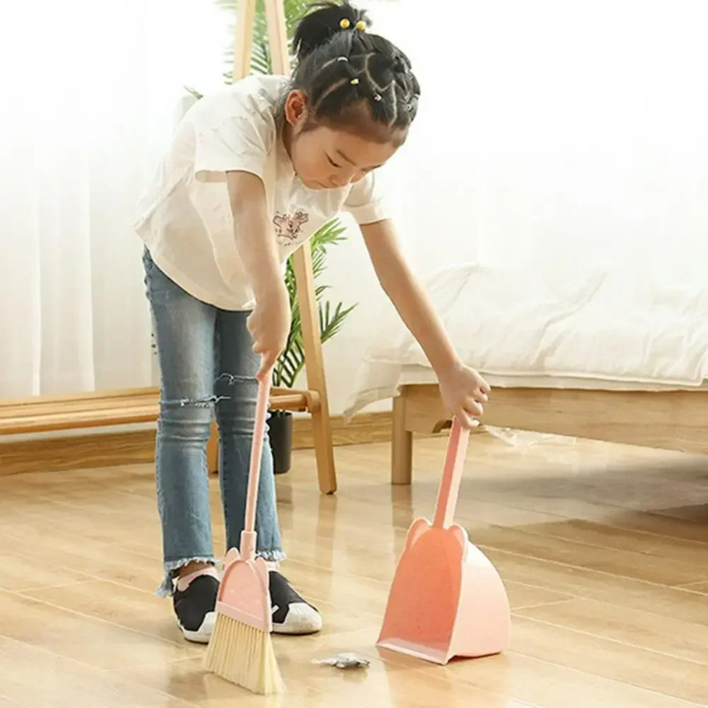 Mini Children Broom and Dustpa - Kids Outdoor Broom recension och pris