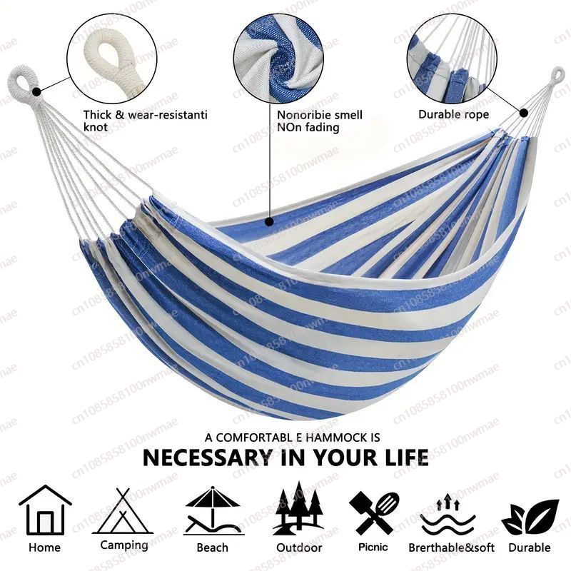 Double canvas stickless single - Kids Outdoor Hammock Swing recension och pris