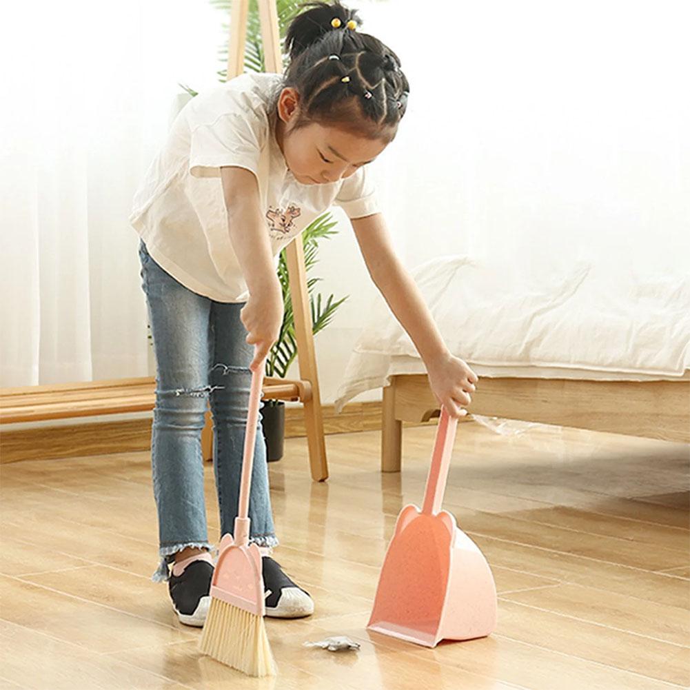 Mini Children Broom and Dustpa - Kids Outdoor Broom recension och pris