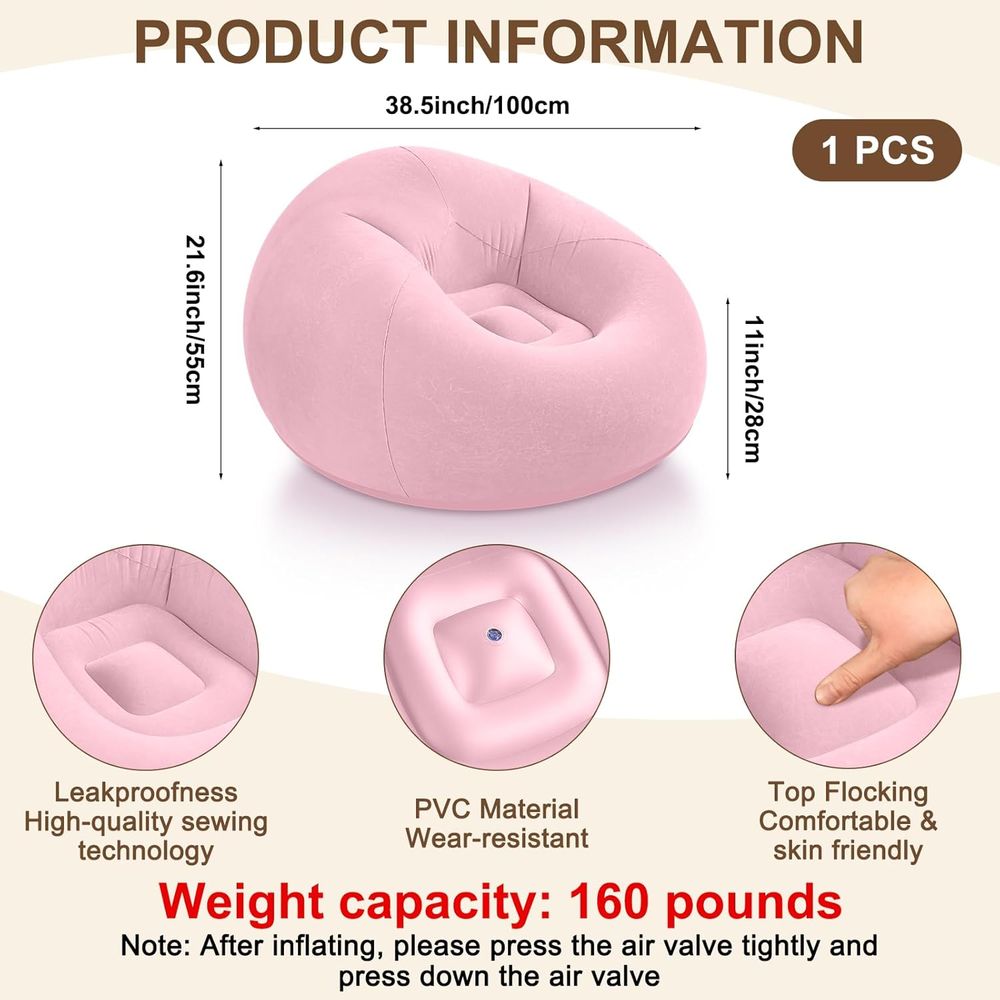 Inflatable Bean Bag Chairs, Pi - Kids Outdoor Bean Bag Chair recension och pris