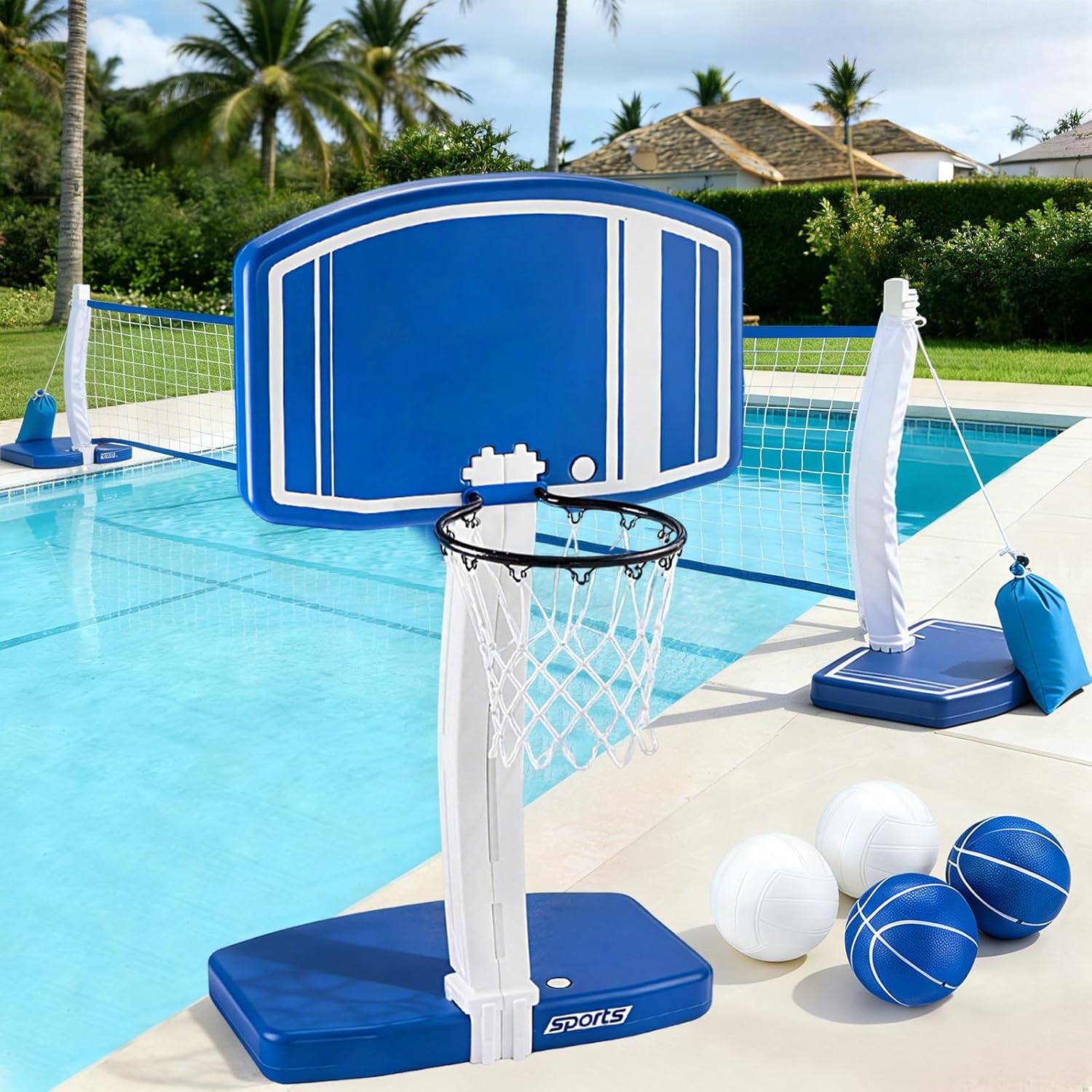 Above Ground Pool Basketball H - Basketball Hoop Outdoor recension och pris