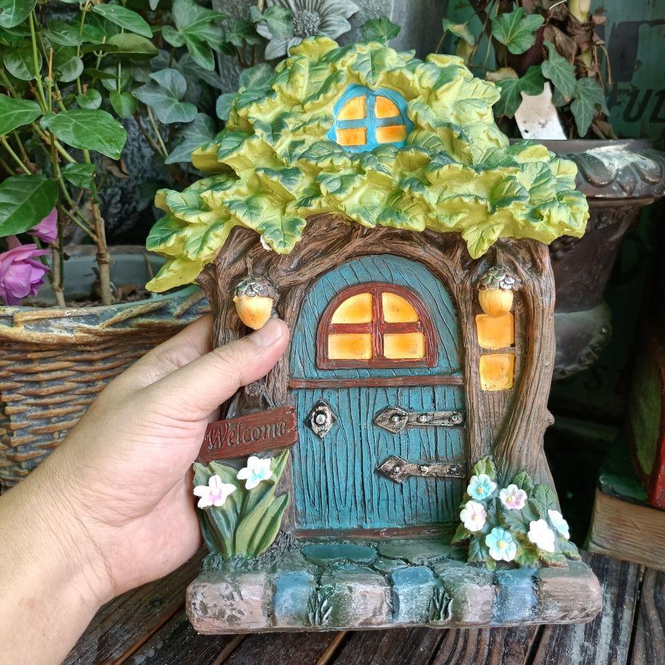 Wooden Miniature Fairy Gnome E - Kids Outdoor Fairy Garden recension och pris
