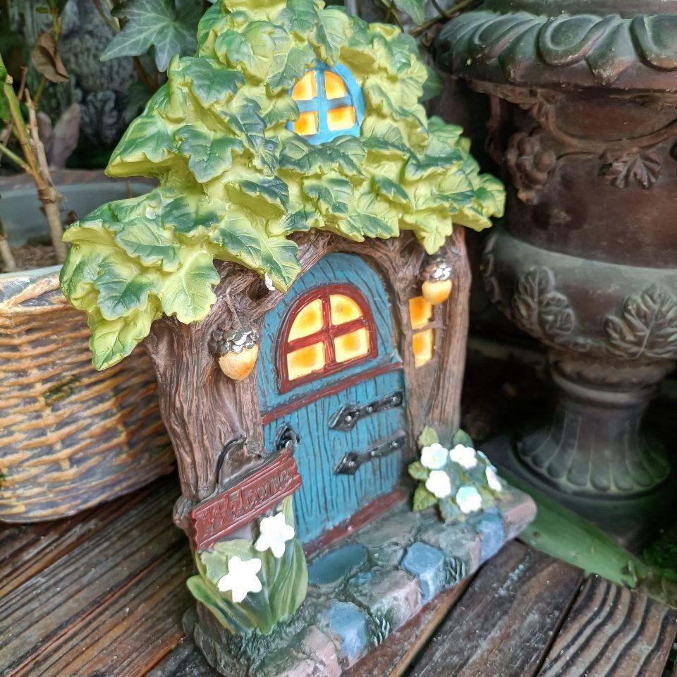 Wooden Miniature Fairy Gnome E - Kids Outdoor Fairy Garden recension och pris