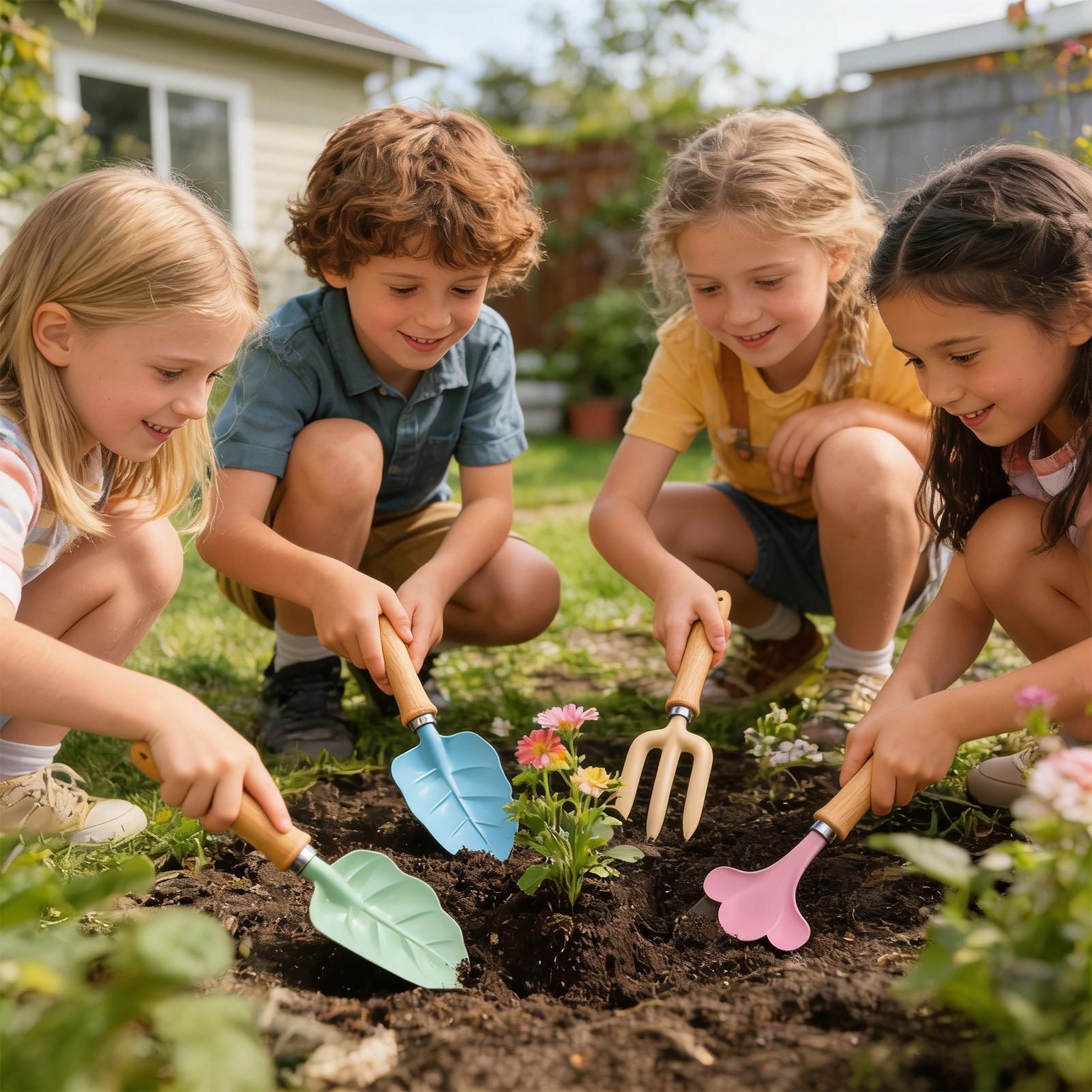 Kids Gardening Set 4 Piece Lea - Kids Outdoor Playset recension och pris
