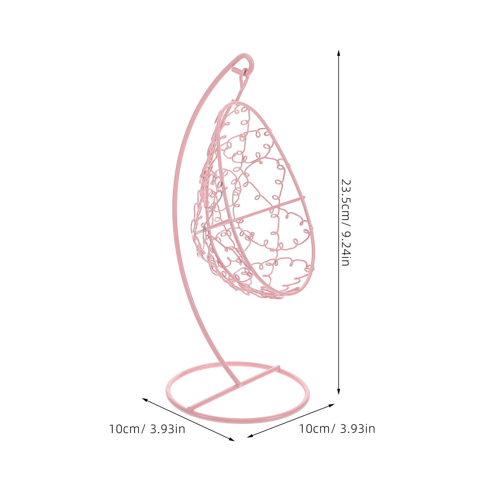 Miniature Metal Hanging Swing  - Kids Outdoor Chair Plastic recension och pris