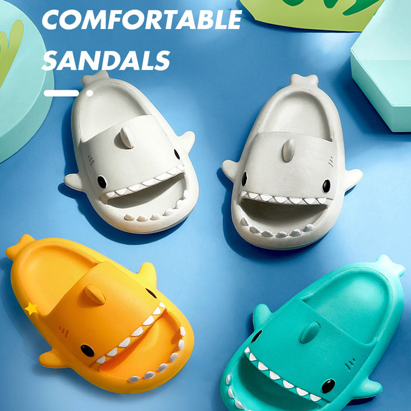 Children Slippers Cartoon Shar - Kids Indoor Outdoor Slippers recension och pris