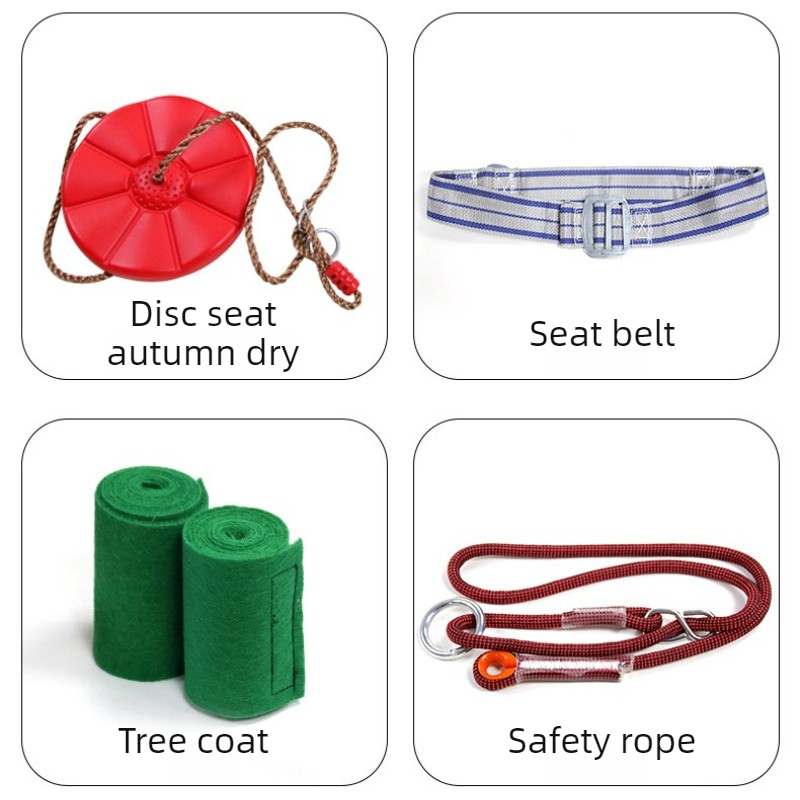 Kids Zipline Kit with Disc Swi - Kids Outdoor Zipline recension och pris