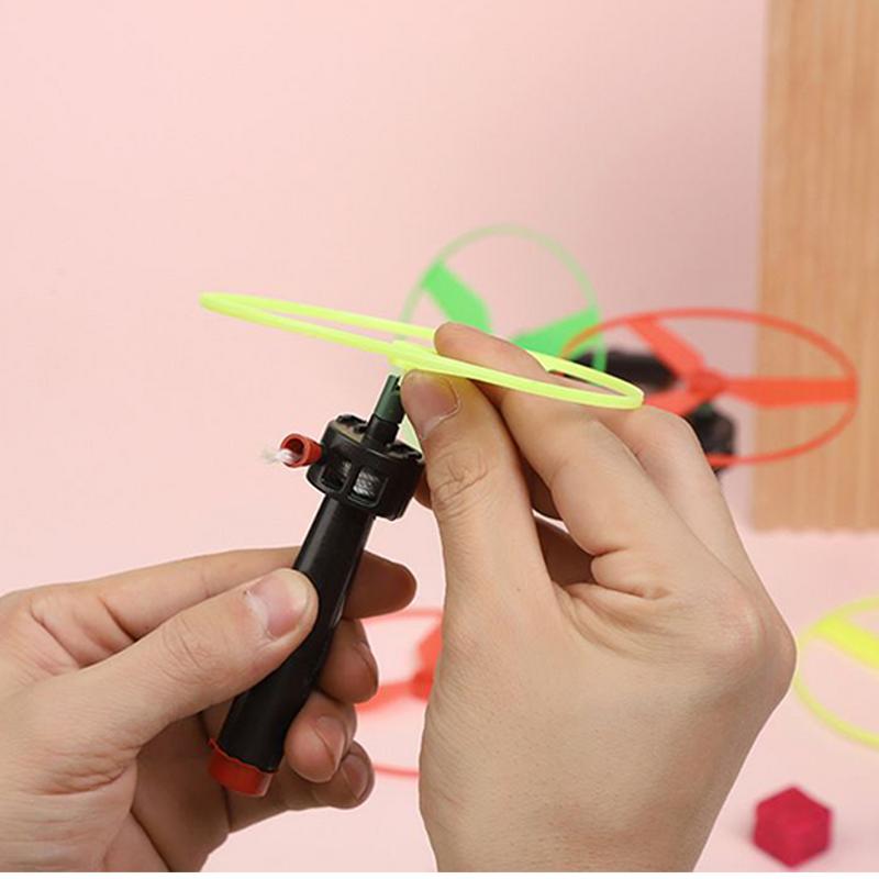 10 set Pull String Flying Disc - Kids Outdoor Zipline recension och pris