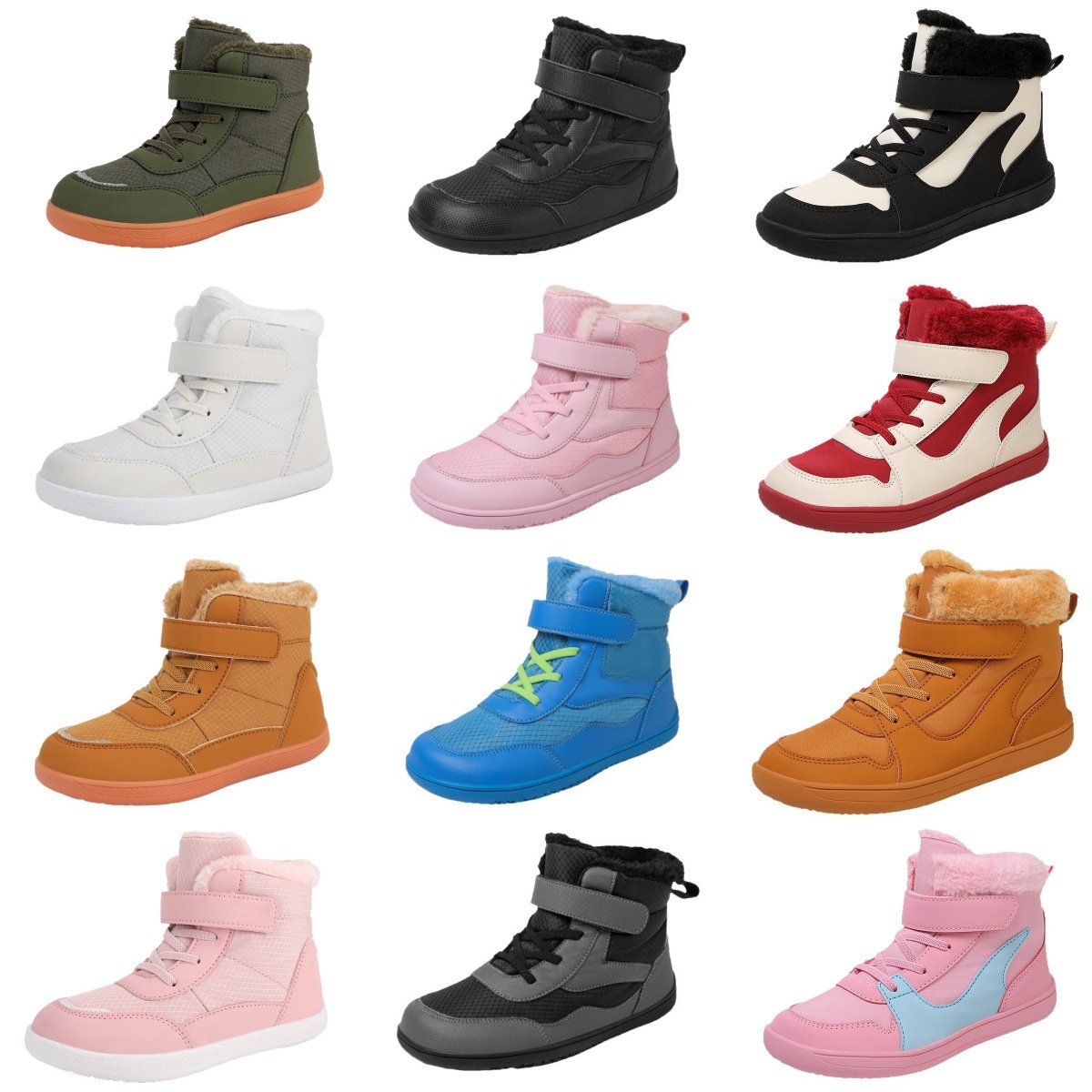 High-top Winter Fluffy Childre - Kids Outdoor Boots recension och pris